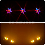 Load image into Gallery viewer, DJSOURCE LED 6X50W COB Warm White Retro With 6x10W RGBW Bee Eye Wash Strobe Stage Lighting For Party Dj Club Bar Background Light DMX Control