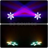 Load image into Gallery viewer, DJSOURCE LED 6X50W COB Warm White Retro With 6x10W RGBW Bee Eye Wash Strobe Stage Lighting For Party Dj Club Bar Background Light DMX Control
