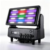 Load image into Gallery viewer, DJSOURCE Waterproof IP65 1500W LED Moving Strobe Light RGB + W Frost Effect OLED Screen Dj Disco Club Strobe Outdoor Wash Effect Stage