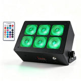 Load image into Gallery viewer, DJSOURCE LED 6x18W RGBWA UV 6in1 Battery Power Par Light For Dj Disco Wedding Club Party Stage Lighting