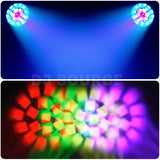 Cargar imagen en el visor de la galería, DJSOURCE LED 19x15W RGBW Bee Eye With RGB Ring Wall Wash Beam Zoom Moving Head Stage Lighting For Concert Bar Dj Club Wedding Stage Light