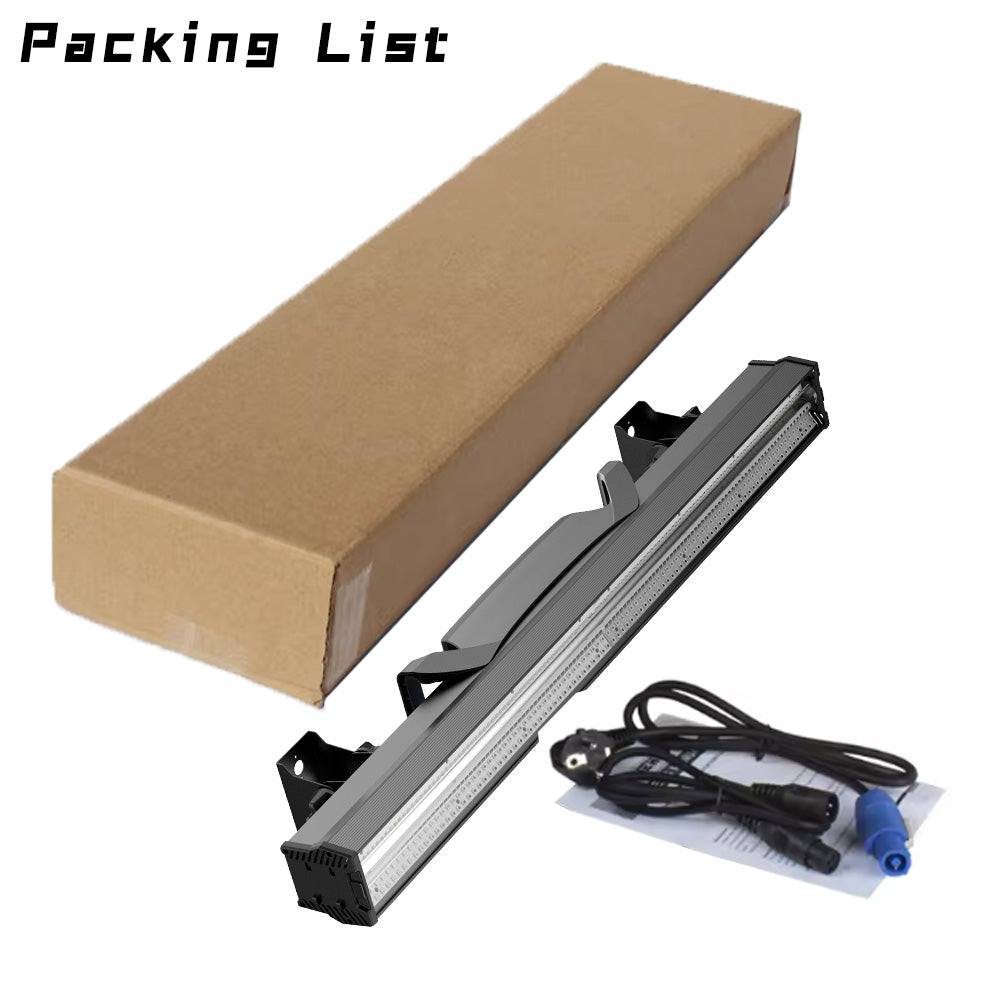 DJSOURCE LED Bar 96x2W White Strobe With RGB 3in1 Running Horse Effect Wash Effect Bar Light
