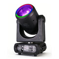 DJSOURCE LED 250W Beam Spot Moving Head Light With Frost Focus Function DMX Music Control